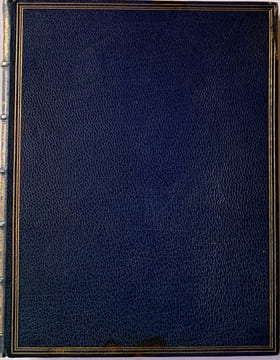  Sens devant derrière. (Sans lieu), Sur l'imprimé de Beloeil, (1867); 1 volume in- 16 de (4) – VII -75pp.- (1) f.Plein maroquin bleu, triple filet ...