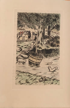 La mare au diable. Edition ornée de vingt-quatre eaux-fortes originales en couleurs par Charles Genty.. (GENTY Charles) - SAND George.