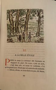 La mare au diable. Edition ornée de vingt-quatre eaux-fortes originales en couleurs par Charles Genty.