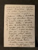 Lettre autographe signée, à Léon Lavedan,  sans lieu, du 5 janvier (18) 98.. OLLIVIER Emile ( Marseille 1825 - St Gervais les Bains 1913), Homme ...