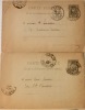 Deux cartes autographes signées à l'écrivain Henri Lavedan (1859- 1940), au sujet de la revue Cospomolis. LICHTENBERGER André (Strasbourg 1870 - Paris ...
