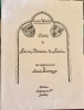 Glanes de Saint-Benoit-du-Sault, avec une gravure sur cuivre de Fernand Hertenbenberger.. VINCHON Emile (Hanappes Aisne 1882 - Abloux, Indre 1963).