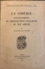 La Sibérie , peuplement et immigration paysanne au XIXe siècle. COQUIN François-Xavier.