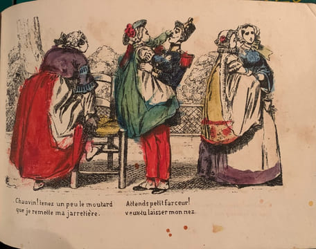 Album du jeune peintre. Le Jardin des Tuileries.. Imagerie d'Epinal -