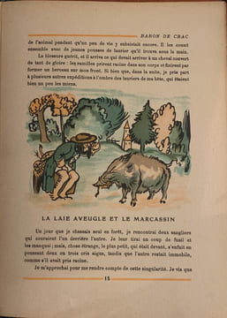  Aventures du baron de Crac. Dessins de Gérard Cochet . (Baron de Munchaüsen de Raspe, d'après le) - 