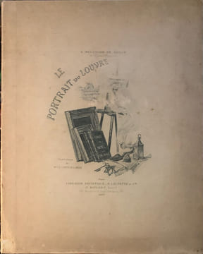 Le Portrait du Louvre. Conte de Noêl. Illustrations de M. le Comte de L'Aigle.. Voguë Eugène-Melchior de.