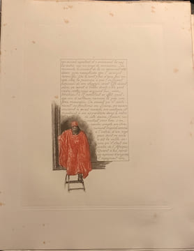 Le Portrait du Louvre. Conte de Noêl. Illustrations de M. le Comte de L'Aigle.. Voguë Eugène-Melchior de.