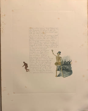 Le Portrait du Louvre. Conte de Noêl. Illustrations de M. le Comte de L'Aigle.. Voguë Eugène-Melchior de.
