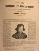 3 lettres autographes signées, 3 pages 1/3 in-8° ou in-12° à. LEROUX Pierre ( Paris 1797 - 1871), éditeur, imprimeur, philosophe, homme politique ...