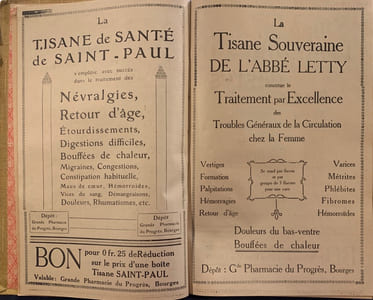 Agenda offert par la Grande Pharmacie du Progrès, 17 rue moyennes Bourges.