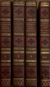 An Inquiry into the Nature and Causes ot the Wealth of Nations…in three volumes. With notes and an additionnal Volume, by David Buchanan (avec): Observations on the Subjects Treated of in Dr Smith's Inquiry into the Nature and Causes of the Wealth of Nations.
