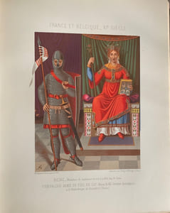 Les arts somptuaires, histoire du costume et de l'ameublement, et des arts et industries qui s'y rattachent , sous la direction de Hangard-Maugé, dessins de Clus Ciapponi. Introduction générale et texte explicatif, par Ch. Louandre
