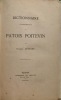 Dictionnaire étymologique du patois poitevin.. LEVRIER Gabriel.