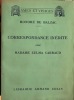 Correspondance inédite avec Madame Zulma Carraud.. BALZAC Honoré de.
