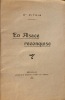  En Alsace reconquise. Poésies.. PITOIS Edouard-Alphonse.