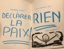 Le livre de la Paix.. BENSON Bernard.