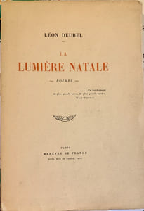 Lumière natale, poèmes.