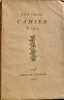 Cahier B 1910.. VAL&Eacute;RY Paul.