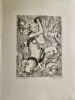 La tentation de Saint-Antoine gravures au burin de R. BrechenMacher.. FLAUBERT Gustave.