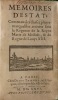 M&eacute;moires d'Estat ; Contenans les choses les plus remarquables arriv&eacute;es sous la r&eacute;gence de Marie de M&eacute;dicis, & du r&egrave;gne de Louis XIII.. (ESTR&Eacute;ES, ...