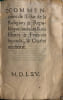Commentaires de l'Estat de la religion et r&eacute;publique soubs les Rois Henry et Fran&ccedil;ois second, et Charles neufieme.. ( LA PLACE Pierre de).