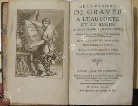De la manière de graver à l'eau forte et au burin : et de la gravûre en manière noire : avec la façon de construire les presses modernes & d'imprimer ...