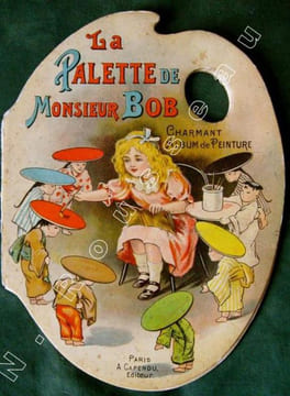 La Palette de Monsieur Bob. Charmant album de peinture.. ENFANTINA -