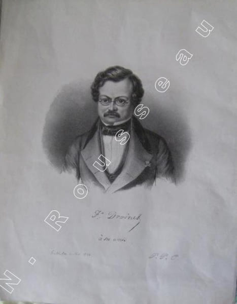 Portrait . F&eacute;lix Droinet &agrave; ses amis.. ( FOURIERISME )  - DROINET .