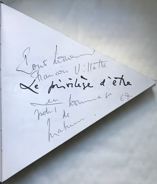 Le Privilège d'être.. MATHIEU Georges.