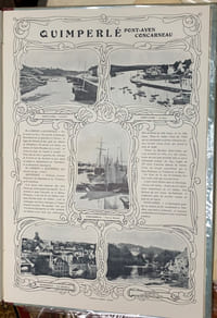  Album Illustré des Départements du Finistère et du Morbihan. L' Indispensable. Union des Industriels , Commerçants et Spécialistes. 1912-1913.