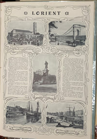  Album Illustré des Départements du Finistère et du Morbihan. L' Indispensable. Union des Industriels , Commerçants et Spécialistes. 1912-1913.