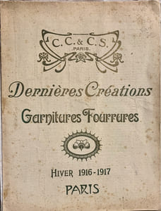 Dernières Créations. Garnitures fourrures. Hiver 1916 - 1917.