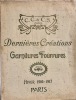 Dernières Créations. Garnitures fourrures. Hiver 1916 - 1917.. ( MODE - ACCESSOIRES )- MAISON C.C & C.S. Paris.