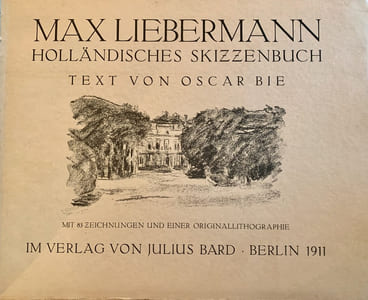 Holländisches skizzenbuch. Text von Oscar Bie
