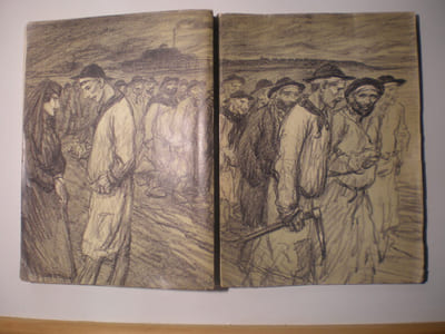 LES GUEULES NOIRES
Préface de Paul Adam
Illustrations de Steinlen. 5ème édition
Paris. Bibliothéque Internationale d'Edition. E.Sansot & Cie
1907