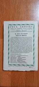 Feux croisés- Ames et terres étrangères.
IL EST UN PONT SUR LA DRINA.
Chronique de Vichégrad.
Traduit du serbocroate par Georges Luciani.

Paris. Librairie Plon. 1956