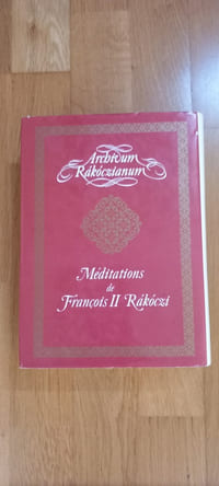 MEDITATIONES/MÉDITATIONS.
Texte latin établi et annoté par BALÁZS DÉRI.
Texte français établi et annoté par ILONA KOVÁCS.
Avec une étude et des résumés de GÁBOR TÜSKÉS.
Balassi Kiadó. Budapest. 1997.