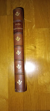 Odes d'Anacréon et poésies de Sapho, traduites en vers français par Veïssier de Combes professeur au collège royal de Henri IV, suivies de plusieurs ...