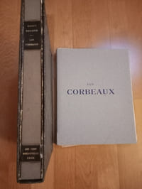 LES CORBEAUX.
Lithographies originales de Hugues de Beaumont.
Pour les Cent Bibliophiles. Paris. 1931.