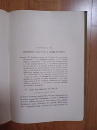 TEORIA de las CUATRO OPERACIONES FUNDAMENTALES.
"El Ateneo". Libreria cientifica y literaria.
Buenos Aires. 1936.