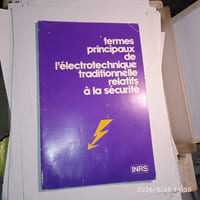 Termes principaux de l'électrotechnique traditionnelle relatifs à la sécurité