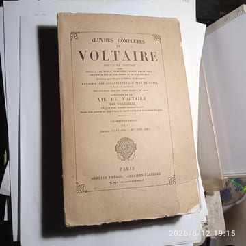 Oeuvres complètes de Voltaire. Nouvelle édition. Tome 40. Correspondance VIII.. Voltaire