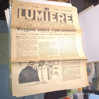 La Lumière. N° 286. 29 octobre 1932. Hebdomadaire d'éducation civique et d'action républicaine.