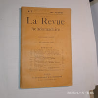 La Revue Hebdomadaire. 12e année. N° 7. 17 janvier 1903.