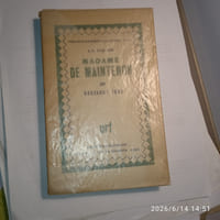 La vie de Madame de Maintenon. [ Edition originale ]. [ 1 des 367 exemplaires numérotés ].