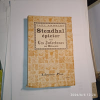 Stendhal épicier ou Les Infortunes de Mélanie