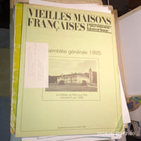 Vieilles Maisons Françaises. Assemblée générale 1985 au château de Méry-sur-Oise. Supplément à la revue d'octobre 1985.