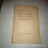 Le bal du comte d'Orgel. Raymond Radiguet