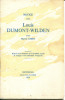 Notice sur Louis Dumont-Wilden (1875-1963). Lobet, Marcel