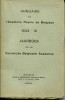 Annuaire de l'Académie royale de Belgique - Jaarboek van de Koninklijke Belgische Academie - 1933Maurice Vauthier - Albert Brachet. 